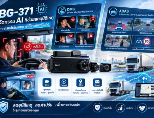 BG-371 นวัตกรรม AI ที่ช่วยลดอุบัติเหตุจากการหลับในและการใช้โทรศัพท์มือถือ